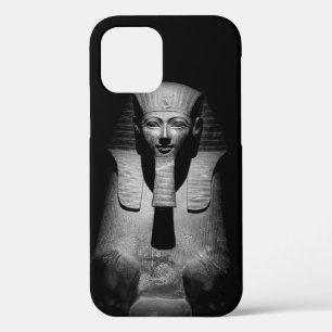 Black and white pharaoh king iPhone 12 pro case