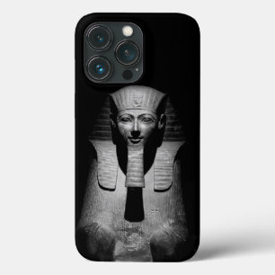 Black and white pharaoh king iPhone 13 pro case