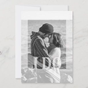 Black and White Photo I Do, Wedding Invites