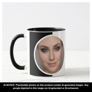Black And White Photo MUA Elegant Coffee Mug