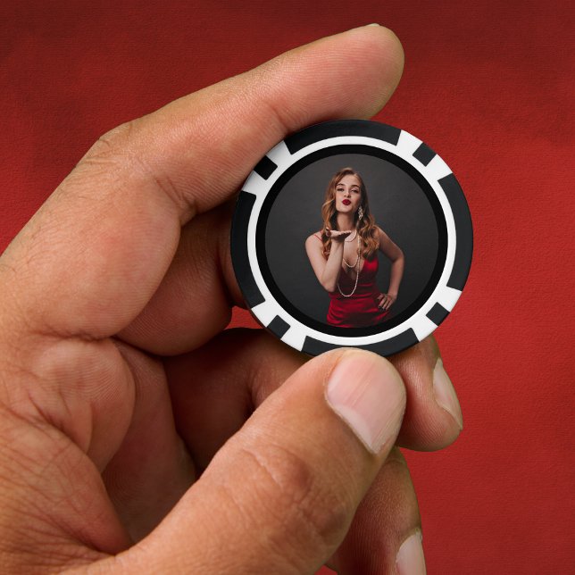 Black and White Photo Poker Chips (Creator Uploaded)