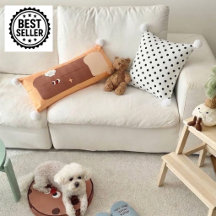 black and white pillow for her