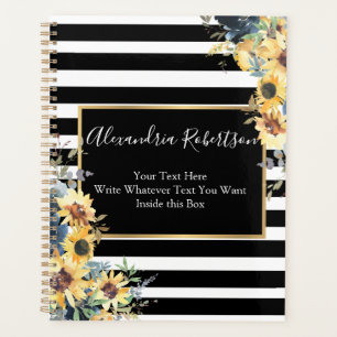 Black and White Planner Calendar