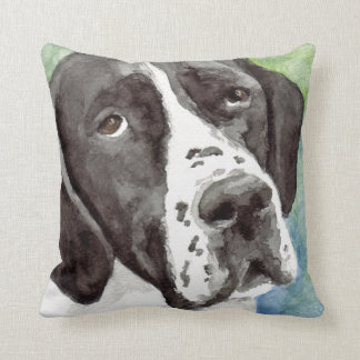 Black and White Pointer Cushion