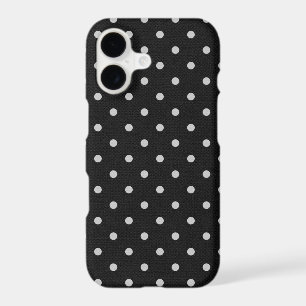 black and white polka dot