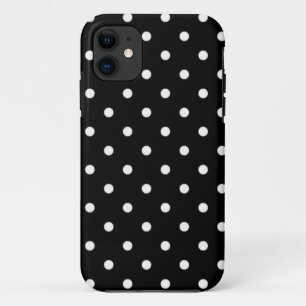 Black And White Polka Dot iPhone 11 Case