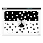 Black and White Polka Dot Computer Skin