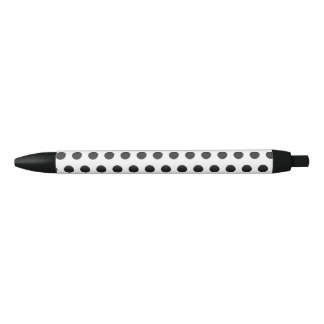 Black and White Polka Dot Pattern – Classic Minima Ink Pen