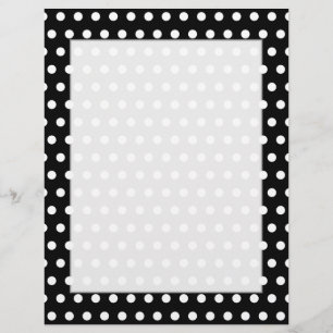 Black and White Polka Dot Pattern. Spotty.