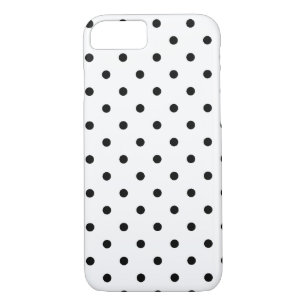 Black and White Polka Dots iPhone 8/7 Case