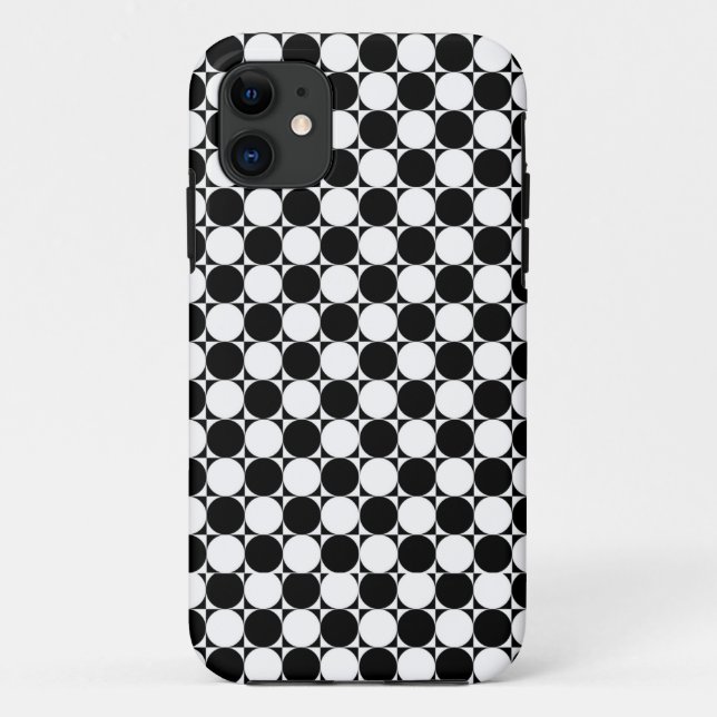 Black and White Polka Dots iPhone 5 Case (Back)