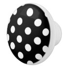 Black and white Polka dots pattern
