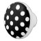 Black and white Polka dots pattern
