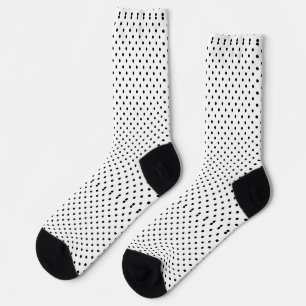Black And White Polka Dots Socks