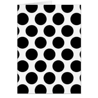 Black and White Polkadot pattern