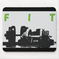 Black And White Pop Art Fitness Sport Template