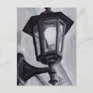 Black and White Postcard