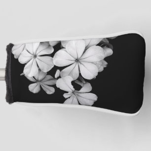 Black and White Postcard Design Golf Head Cover