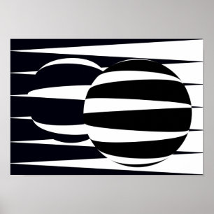 Black and White Poster