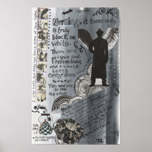 Black and White Poster