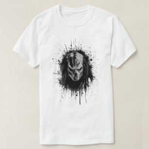 Black and White Predator Face T-Shirt