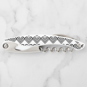 black and white pulsating zebra heart Thunder_Cove Corkscrew