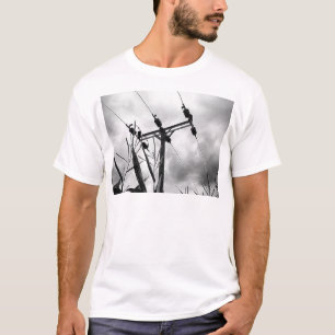 Black and white pylon T-Shirt