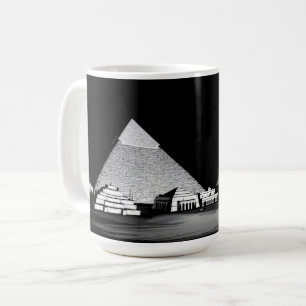 Black and White Pyramids Coffee Mug