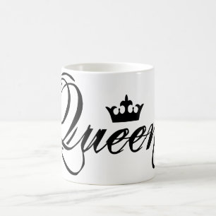 Black and White Queen Coffee Mug