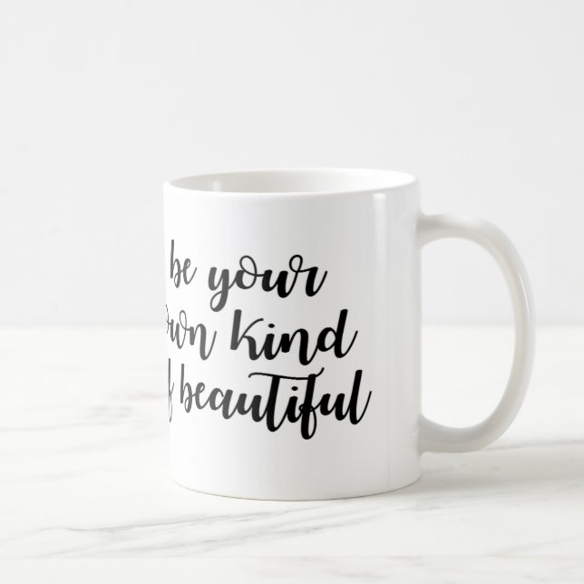 Black and White Quote Inspiration Mug (Right)