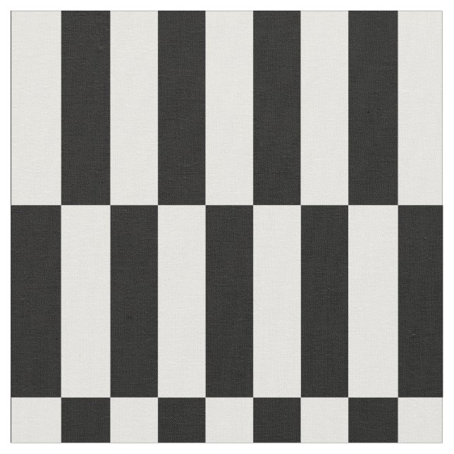 black and white rectangles fabric (Close Up)
