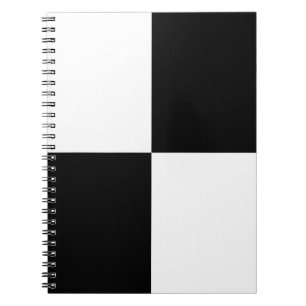 Black and White Rectangles Notebook