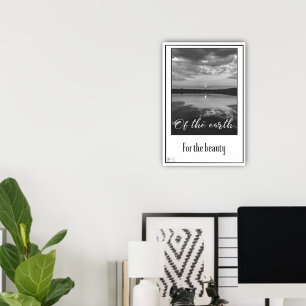 Black and White Reflections For the Beauty Poster