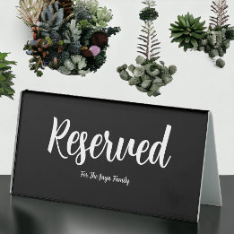 Black and White Reserved 