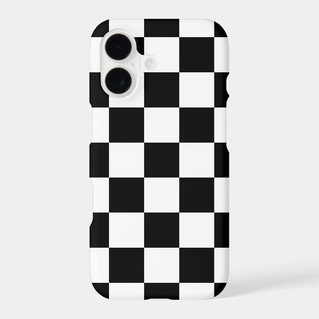 Black and White Retro Check (Back)