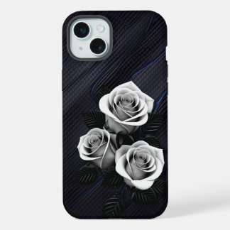Black and White Rose cell phone cover