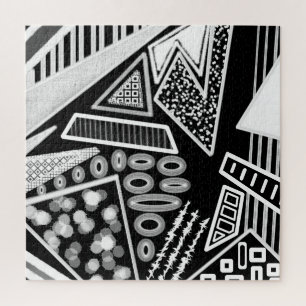 Black And White Runway Fashion 2022 Inspired Jigsaw Puzzle