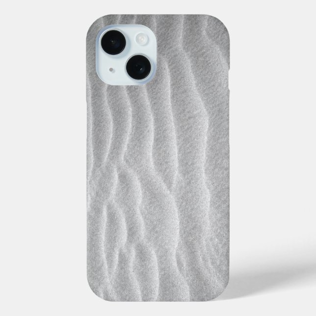 Black and White Sand Ripples Case-Mate iPhone Case (Back)