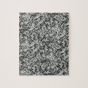 Black And White Scribbles Jigsaw Puzzle
