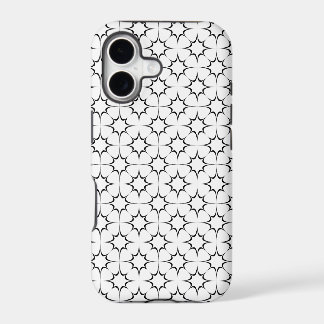 Black and White Seamless Star iPhone / iPad case