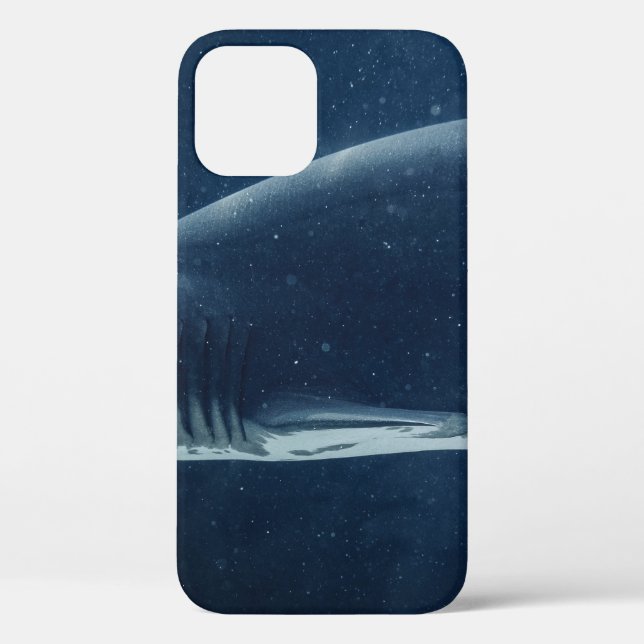 BLACK AND WHITE SHARK UNDERWATER Case-Mate iPhone CASE (Back)