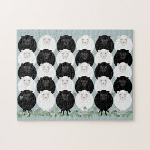 Black and White Sheep Puzzle