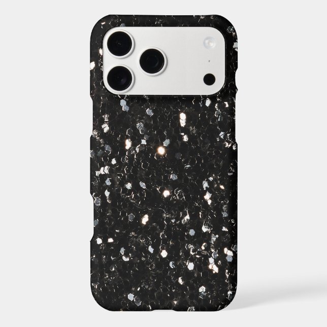 Black and white shiny glitter sparkles (Back)