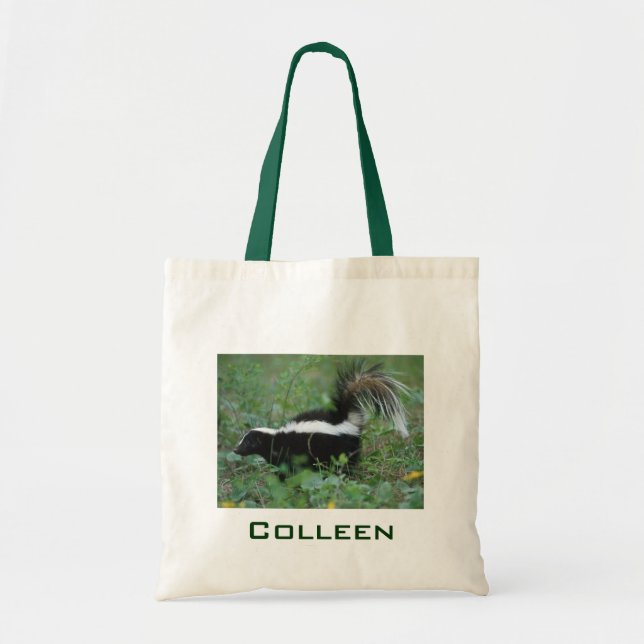 Black and White Skunk Bag (Front)