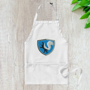 Black And White Skunk Standard Apron