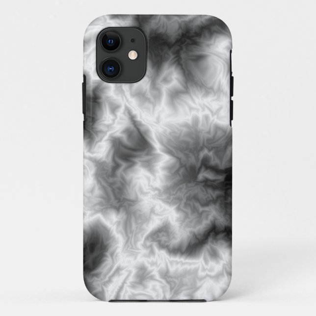 Black And White Smoke Case-Mate iPhone Case (Back)