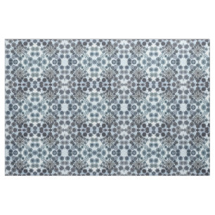 Black and White Snowflakes Fabric