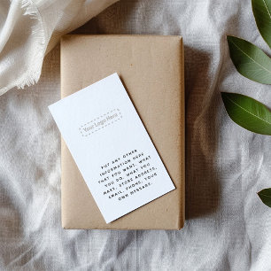 Black and white social media logo links enclosure card