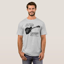 Black and White Sorensen VX mandolin tee