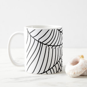 Black and White Spider Web Coffee Mug